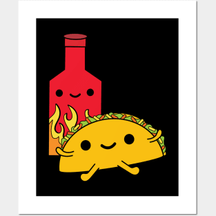 Taco & Hot Sauce Posters and Art